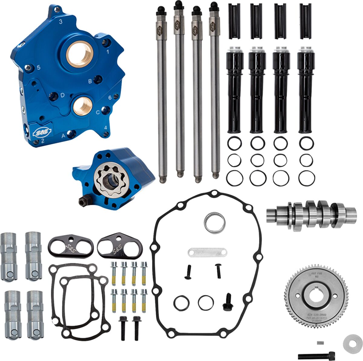 CAM CHEST KIT BLK PUSH TUBES