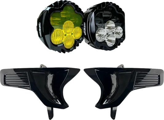 Custom Dynamics Shark Demon LED Twin Headlight Kit for New Gen Road Glide