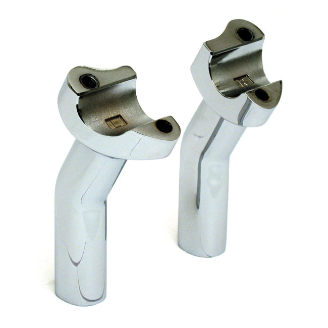OEM style pullback risers, no top clamp 4.5" rise