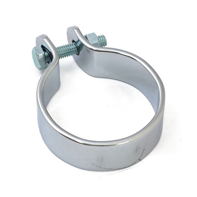 Muffler middle clamp 2" chrome