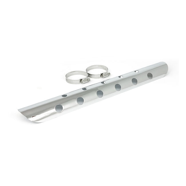 Universal bullet hole heat shield 18" long
