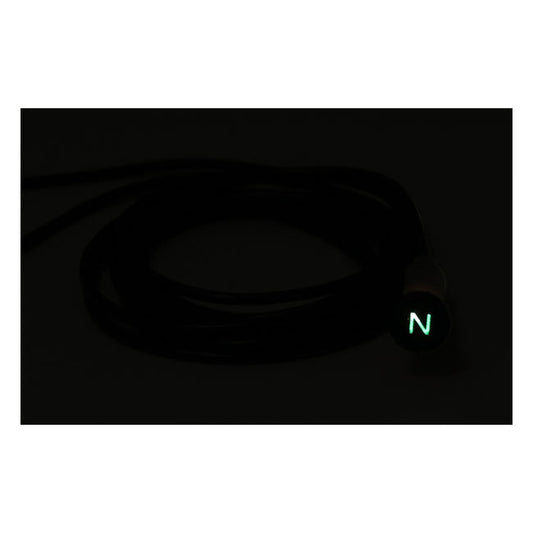 3/8 indicator light. Green, with ''n'' neutral symbol