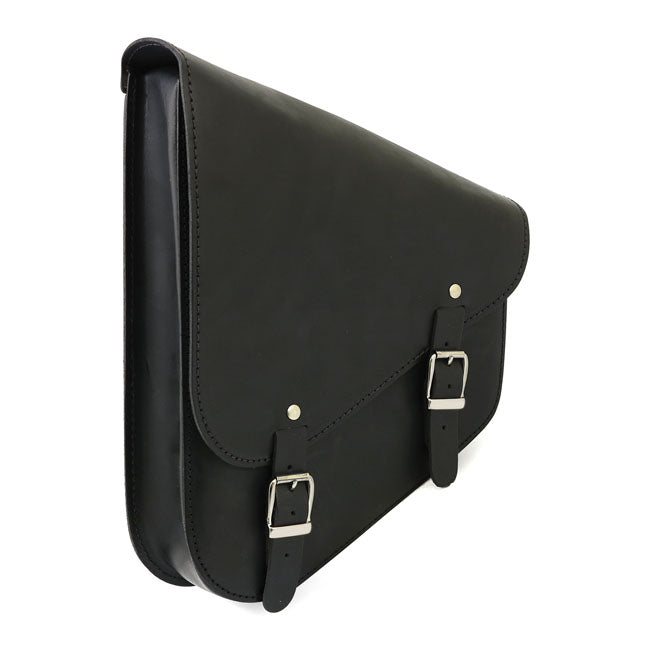 MCS, full leather swing arm bag left, 9 liter