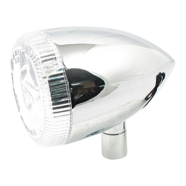 3-1 LED bullet taillight turn signal combo Chrome Clear