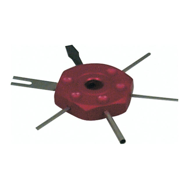Lisle, 6-1 star receptacle extractor