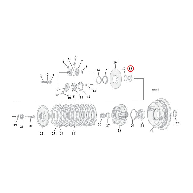 Release plate, clutch