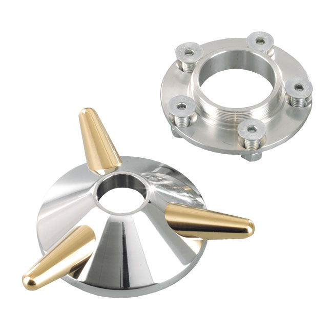 Kustom Tech, spinner wheel hub cover Aluminum