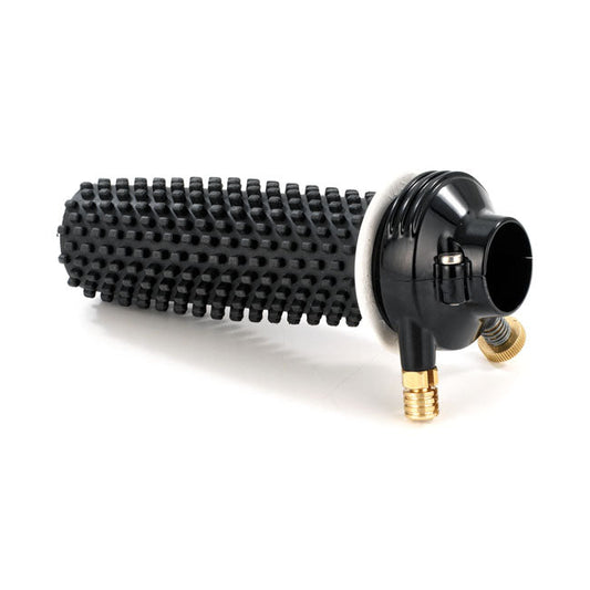 K-Tech DeLuxe external throttle housing. Black aluminum
