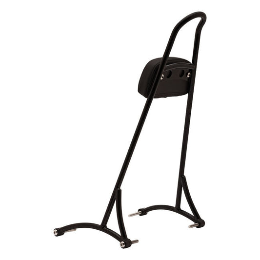 Burly, sissy bar 20" black, with backrest pad