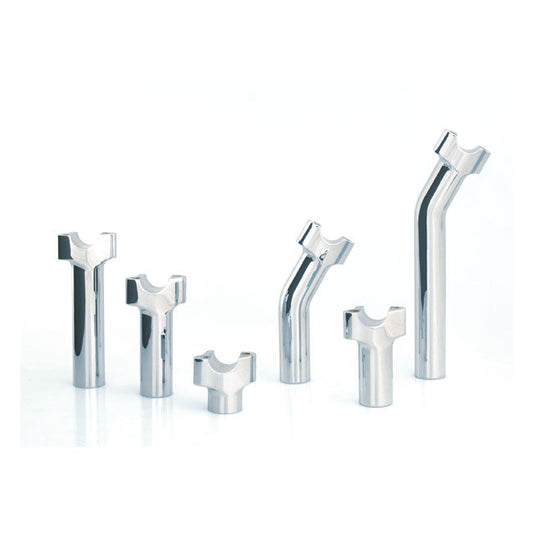 Wild1, Chubby risers. Straight. 1.5" rise. Chrome