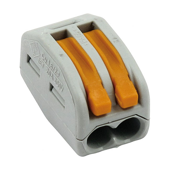 Custom Dynamics, Cage Clamp connector. 2-position