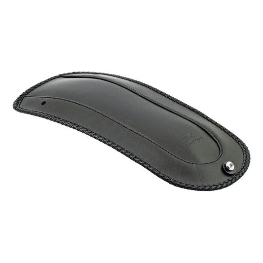 Mustang, rear fender bib Plain with braided edges