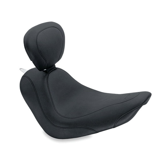 Mustang, Wide Tripper solo seat. With rider backrest