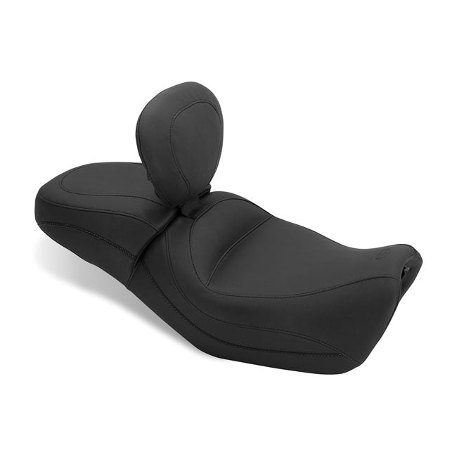 Mustang, Standard Touring seat. With rider backrest