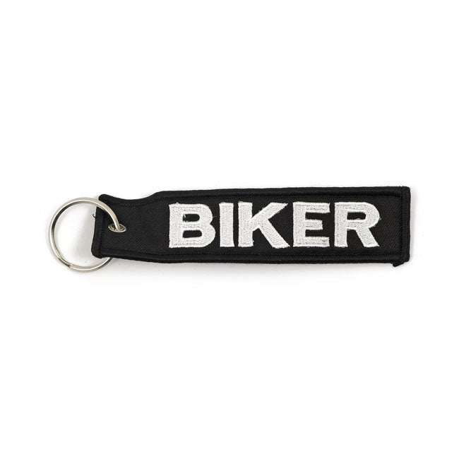 Key ring Biker, black white