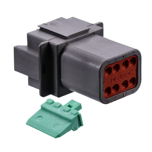 NAMZ, Deutsch connectors. Gray, receptacle, 8-pins