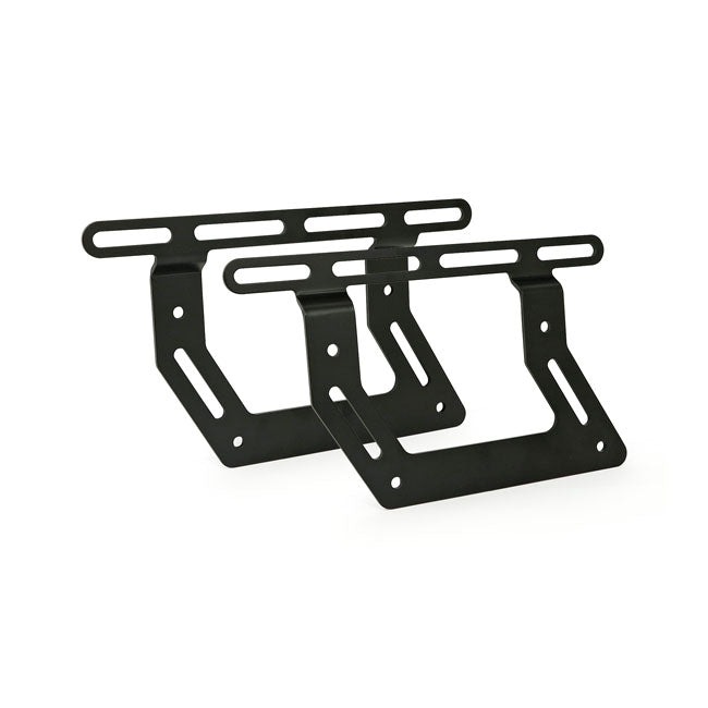 Saddlebag support set. Matte black