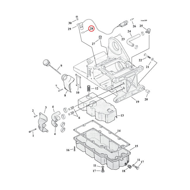 Cometic, o-ring speedo sensor/cooling jet/oil line fitting