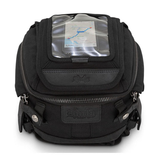 Burly, Voyager tank/tail bag. Black Cordura