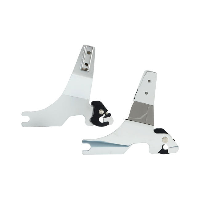 Detachable sissy bar side plates