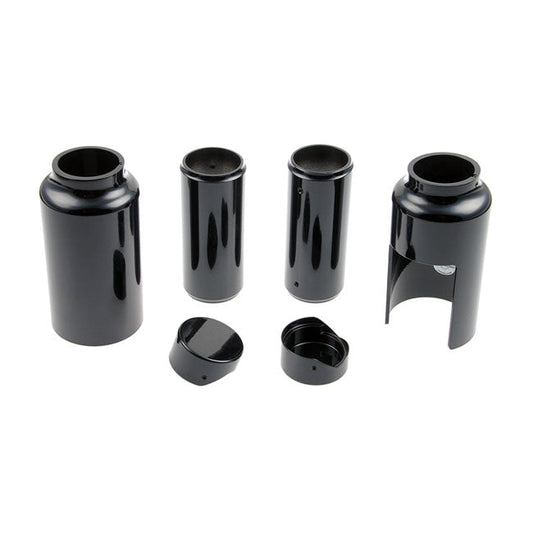 Cult-Werk, 6-piece fork tube cover kit. Gloss black