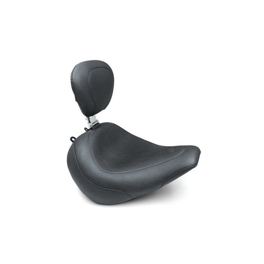 Mustang, Wide Tripper solo seat w/rider backrest