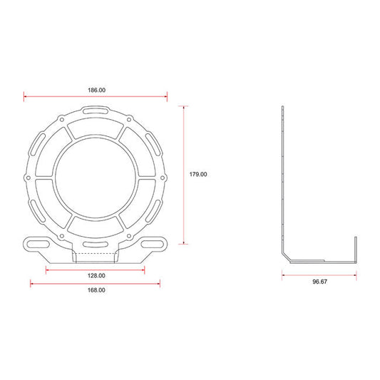 C-Racer universal headlight grill & lens kit No1