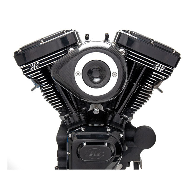 S&S, Stealth air cleaner cover. Carbon