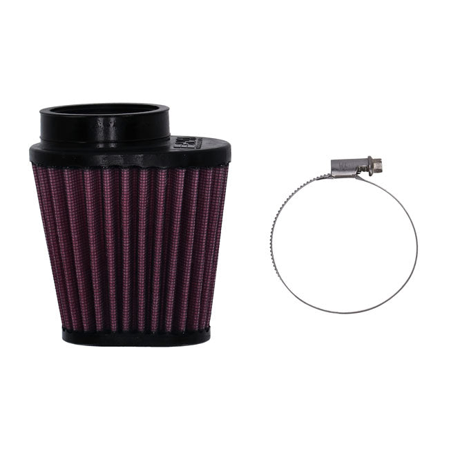 DNA OV-series universal air filter oval rubber top