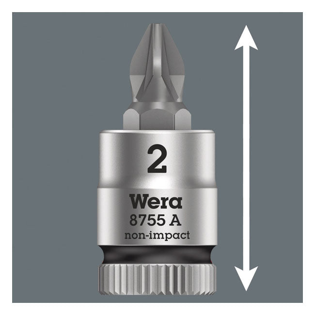 Wera Zyklop 1/4" Pozidriv socket bit