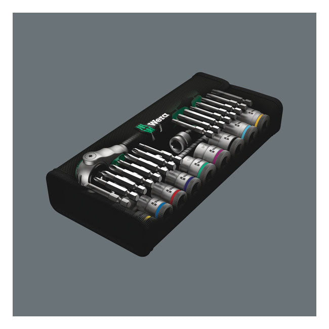 Wera Zyklop ratchet kit 29 pcs. 3/8" drive US sizes