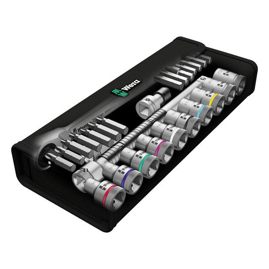 Wera Zyklop metal ratchet switch kit 1/2" drive US sizes