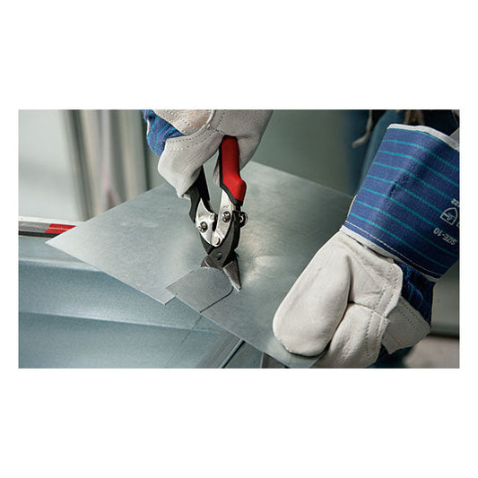 Bessey, compact compound action tin snip. 180mm R