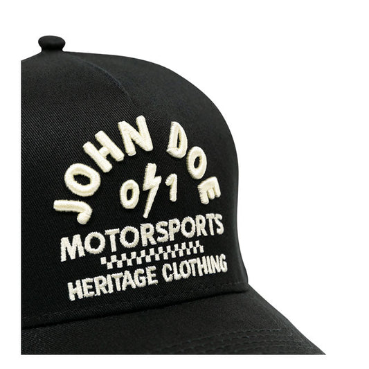 John Doe Black /White cap