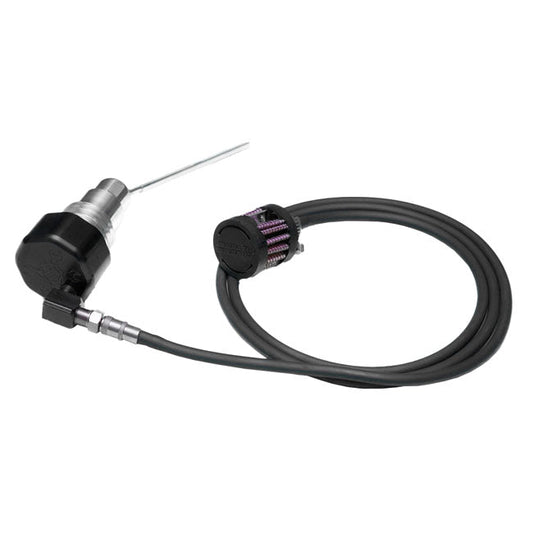 Feuling, oil tank breather kit vented dipstick Black cap