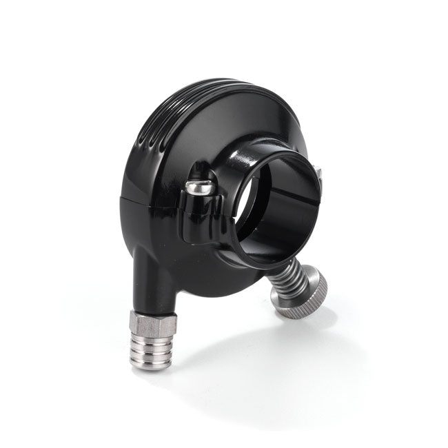 K-Tech 7/8" Deluxe throttle housing. Black anodized aluminum