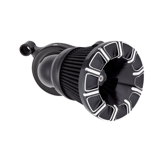 Arlen Ness, 10-Gauge Velocity 65°/90° air cleaner cover. Blk