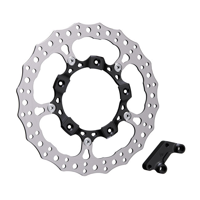 Arlen Ness, 14" billet big brake full-floating brake disc LH
