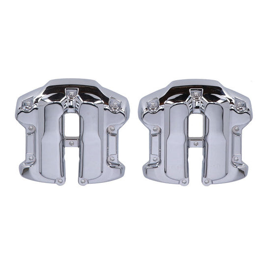 M8 Rocker box cover set. Chrome