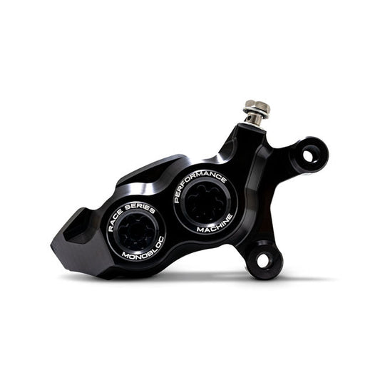 PM, Race Series 4-P Monobloc caliper. Right front. Black