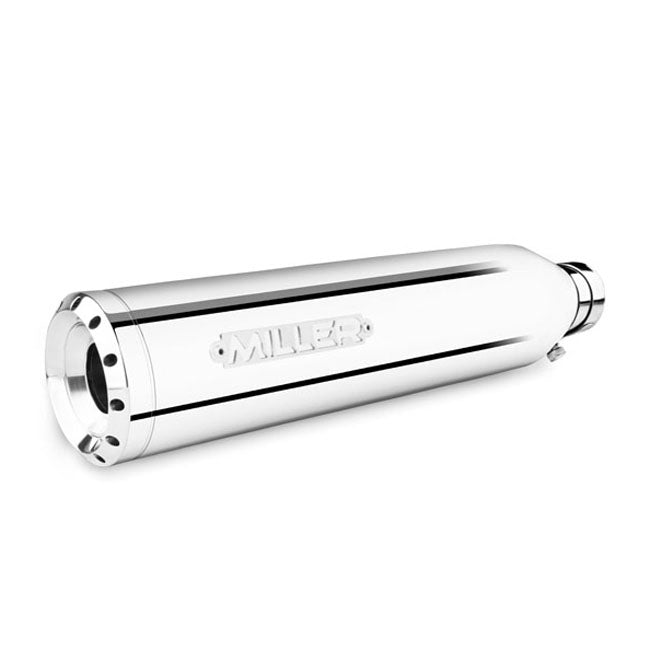Miller, Destiny slip-on mufflers. Euro 5. Polished