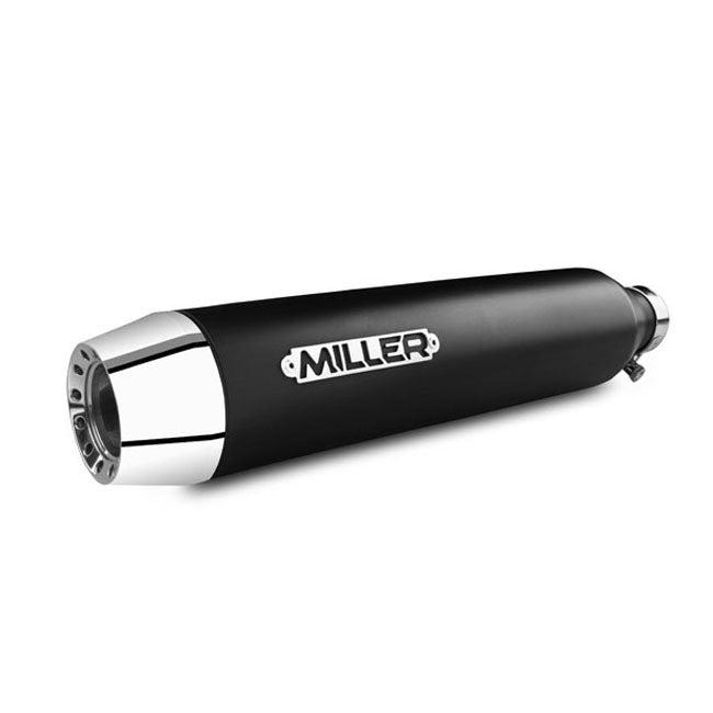 *2 WEEKS EXTRA TRANSIT TIME* Miller, Destiny Slip-On Mufflers. Euro 5. Matte Black