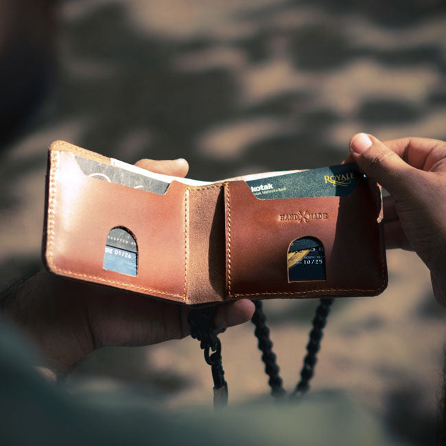 Trip Machine Rodeo wallet Vintage Tan
