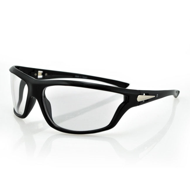 ZANheadgear Florida Sunglass Gloss Black Frame Clear Lens