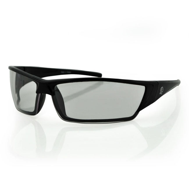 ZANheadgear Utah Sunglass Gloss Black Frame Clear Lens