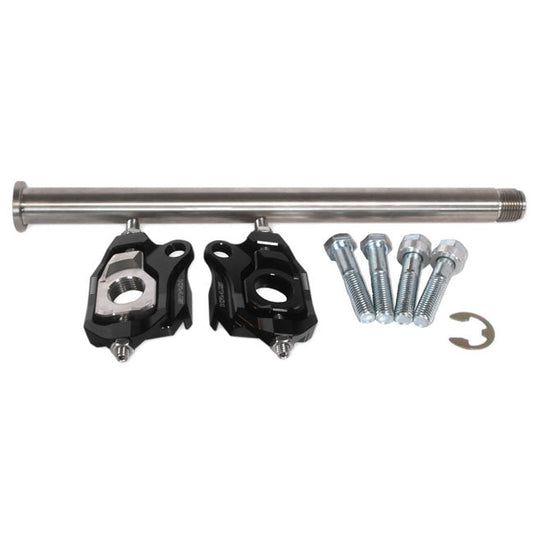 Kraus, Vector One Flushline axle & adjuster. Black
