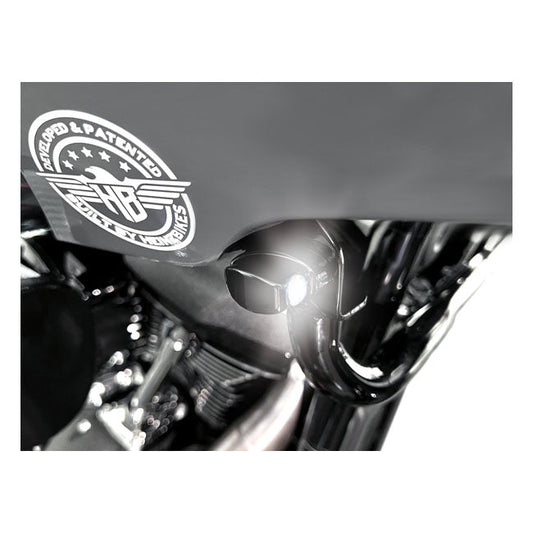 HeinzBikes, ST Nano front signals. Black