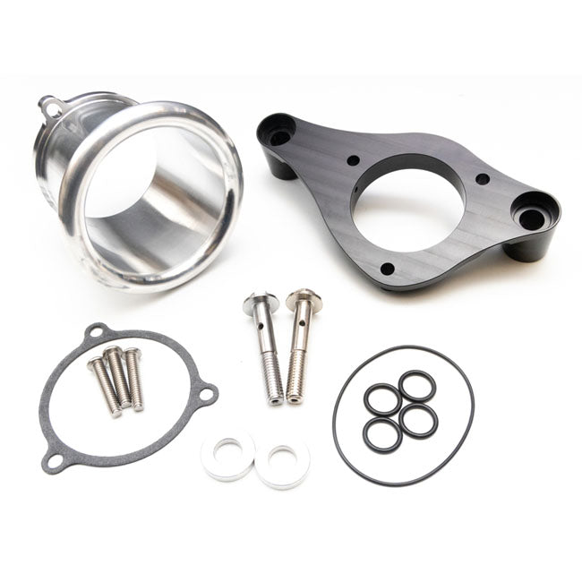 Feuling, 3" 70mm ID velocity stack. With backing plate kit