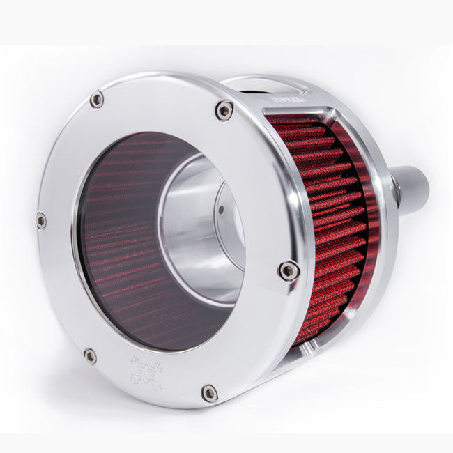 Feuling, BA Race Series Air Cleaner, Polished. Clear cover