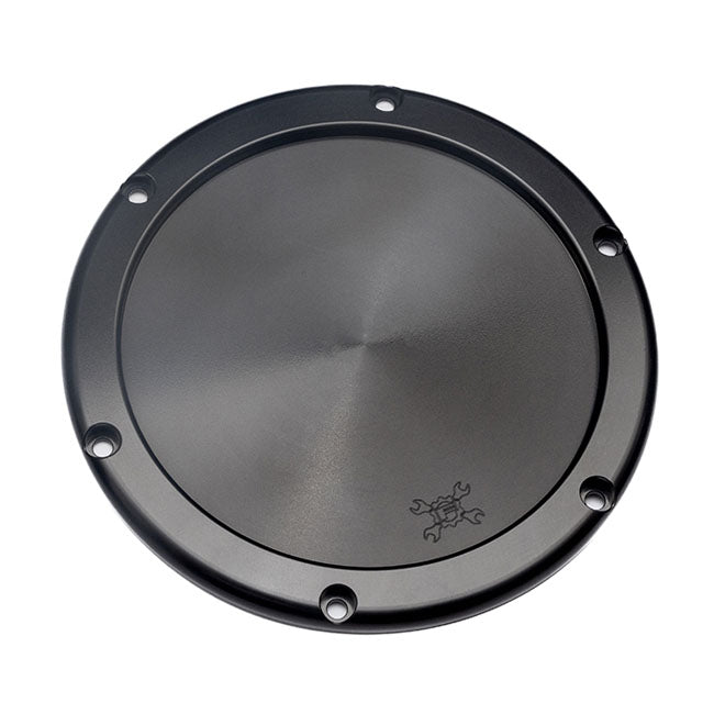 Feuling, replacement BA air filter cover. Black. Solid